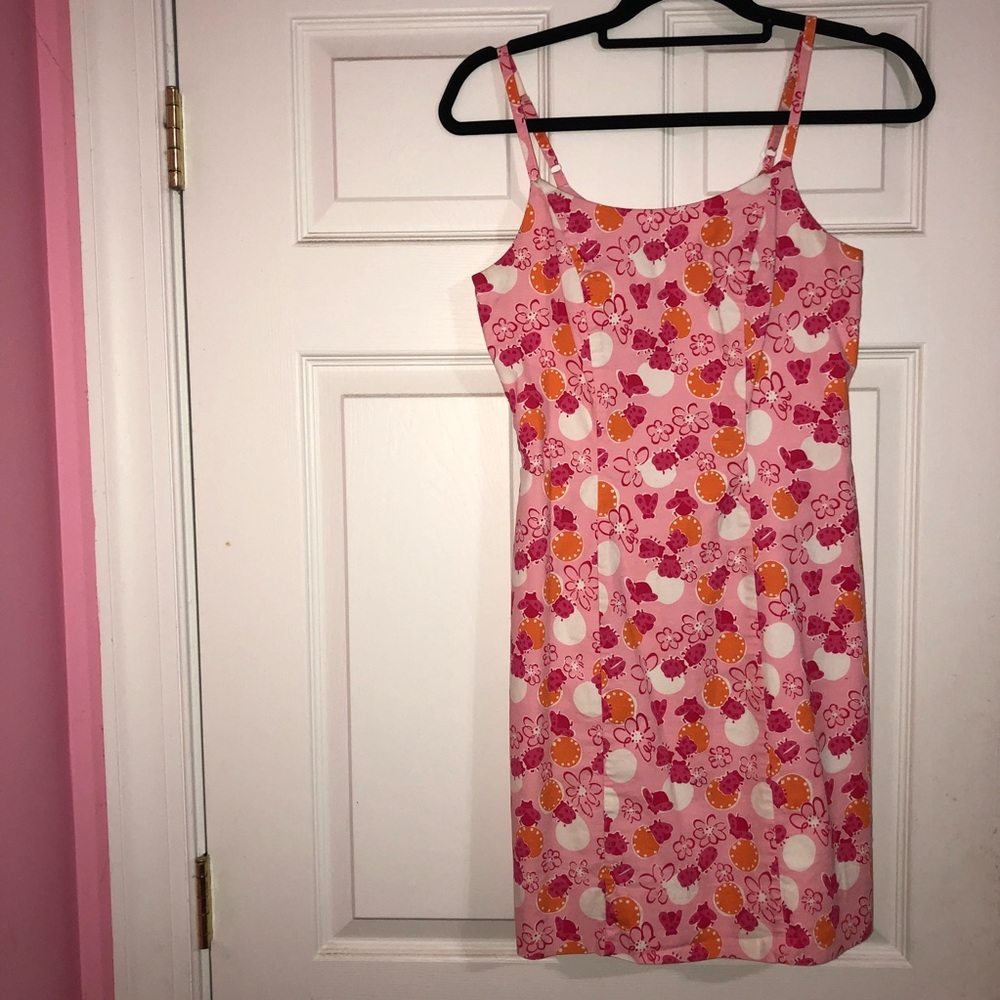 Lilly Pulitzer Pink Bocci Ladybug Dress
